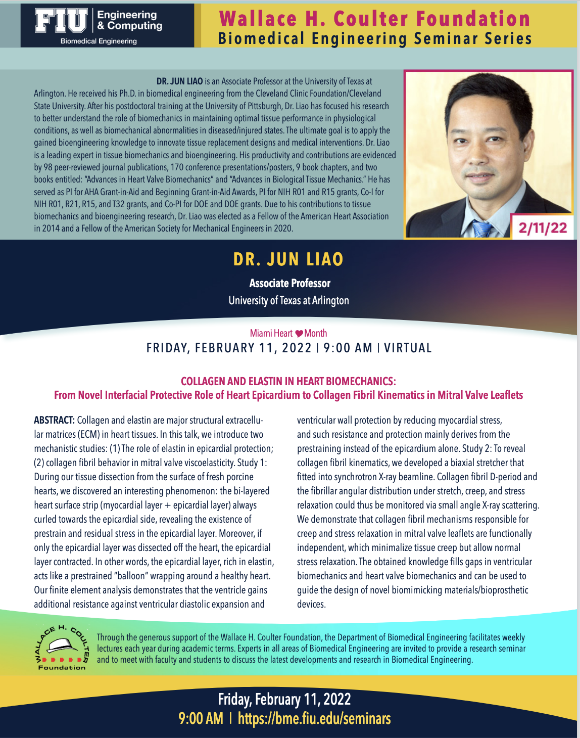 Dr. Jun Liao  Associate Professor, University of Texas at Arlington