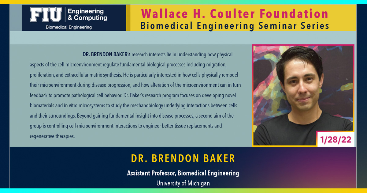 Dr. Brendon Baker | DISSECTING CELL-SPECIFIC, MATRIX-MEDIATED CONTRIBUTIONS TO FIBROSIS USING NEW BIOMATERIALS AND MICROPHYSIOLOGIC MODELS
