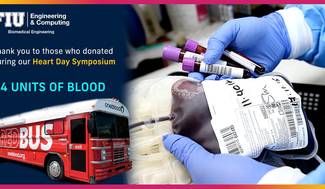 24 Units of Blood Donated During the Annual Heart Day Symposium at FIU