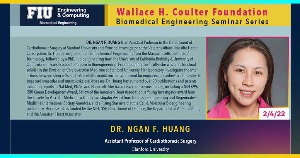 Dr. Ngan F. Huang | EXTRACELLULAR MATRIX CUES FOR ENGINEERING CARDIOVASCULAR REGENERATION